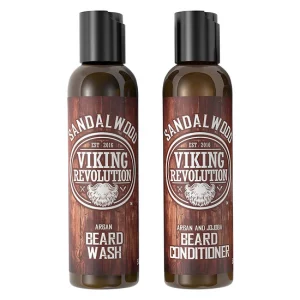 Viking Revolution Sandalwood Beard Wash & Conditioner Set 5ml