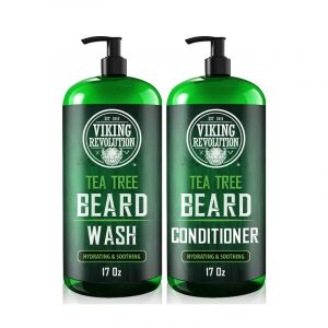 Viking Revolution Tea Tree Beard Wash & Conditioner 500ml (3)