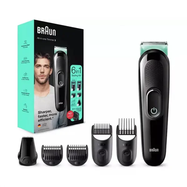 BRAUN SERIES 3 - BEARD TRIMMER & HAIR CLIPPERS