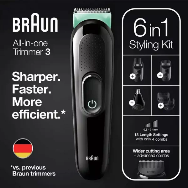 BRAUN SERIES 3 - BEARD TRIMMER & HAIR CLIPPERS