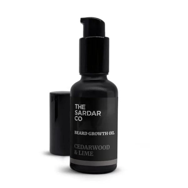 THE SARDAR CO. CEDARWOOD & LIME BEARD OIL