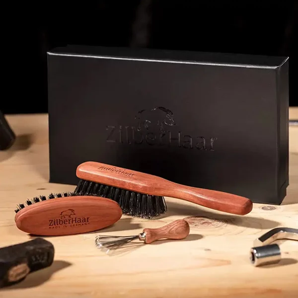 ZILBERHAAR - BEARD BRUSH GIFT SET (SOFT)