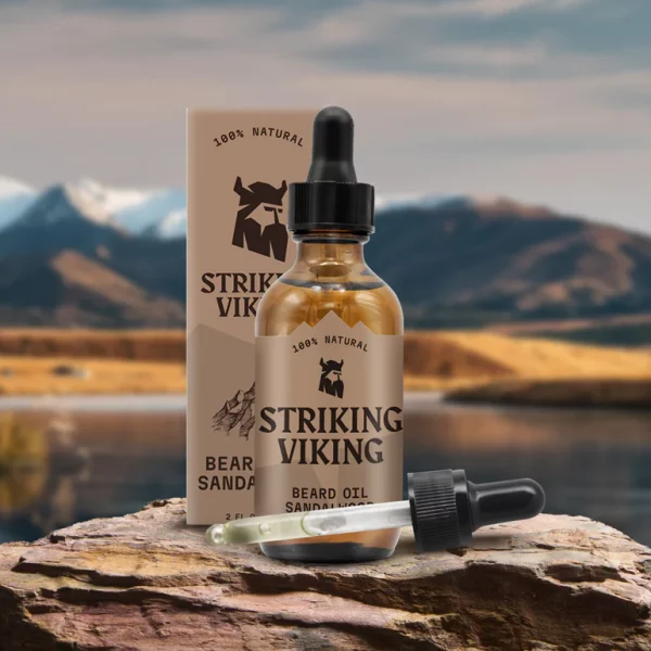 Striking Vikings Sandalwood Beard Oil