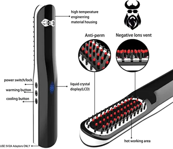 VIKICON BEARD STRAIGHTENER G500